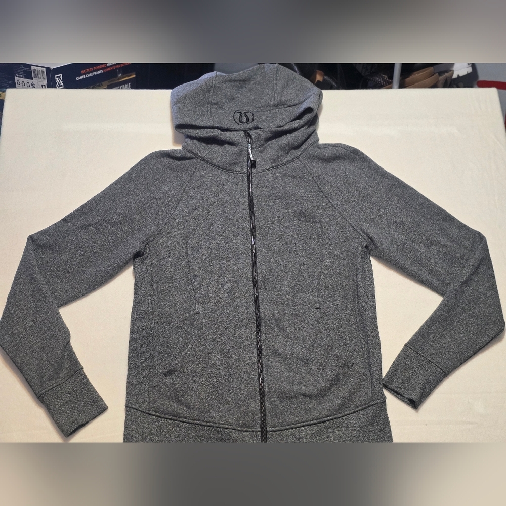 lululemon athletica Gray Hooded Jacket